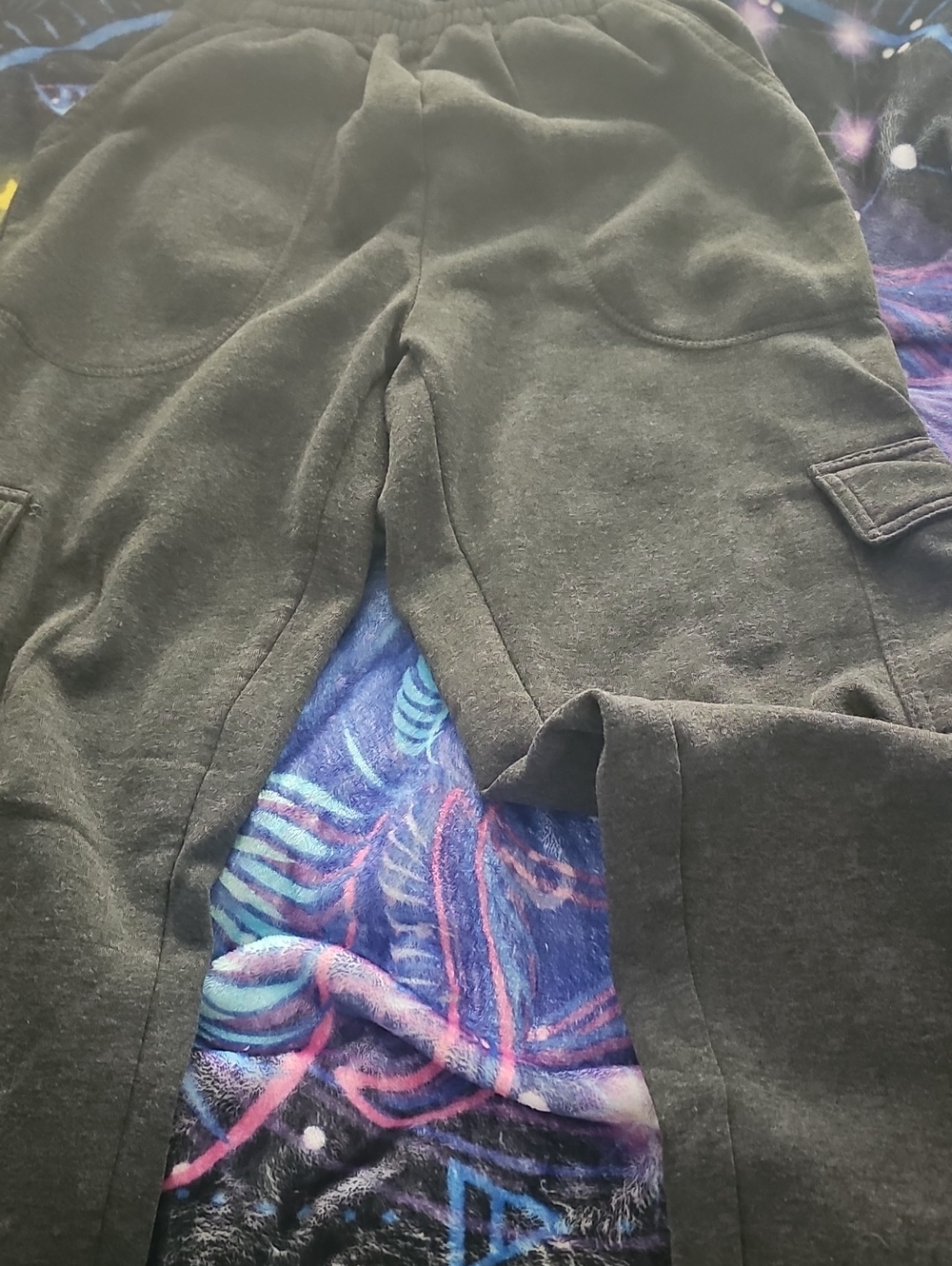 Men's Black Cargo Joggers - Comfortable Everyday Sweatpants